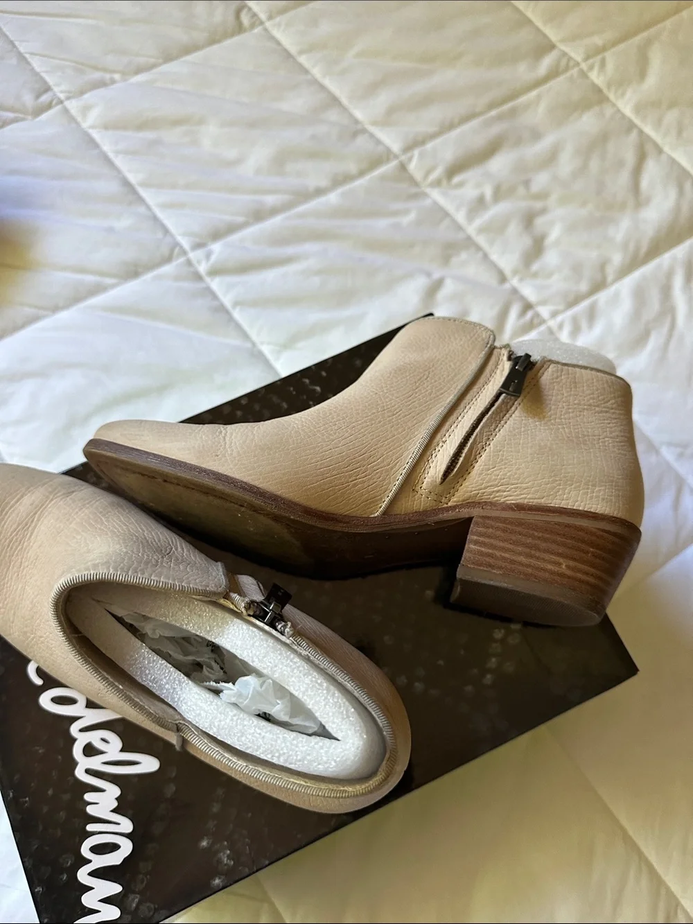 Sam Edelman Petty Leather Ankle Booties